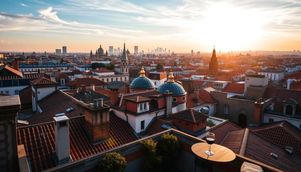 Madrid rooftop views