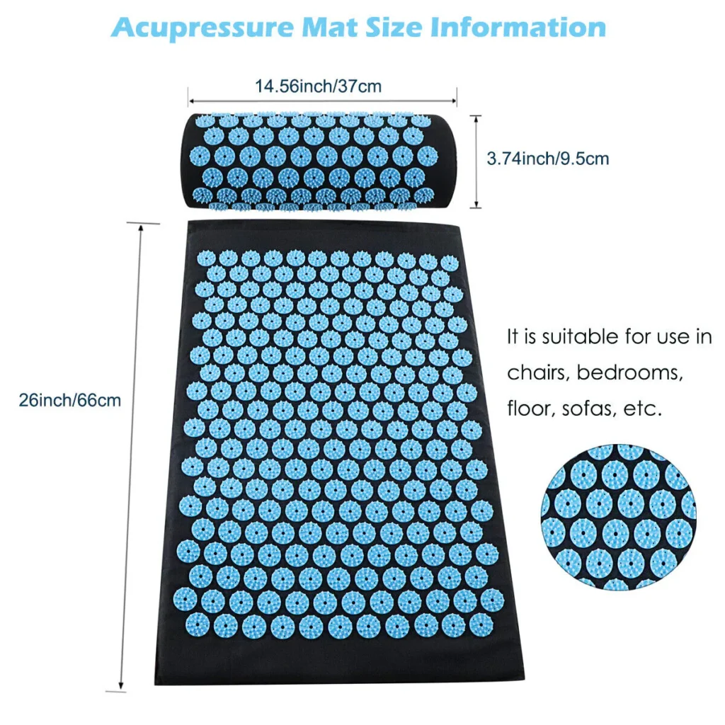 meridian acupressure mat and pillow set v.1