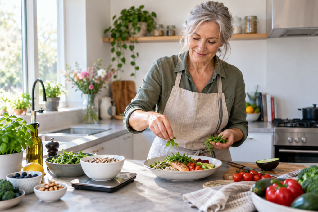 Hoeveel calorieën heb je nodig na je 50e - gezonde maaltijd bereiden